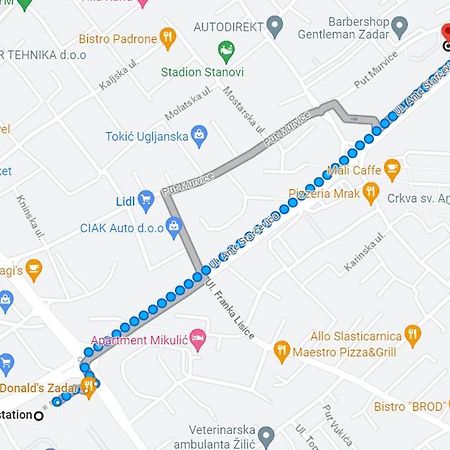 Neluna Apartman Zára Kültér fotó