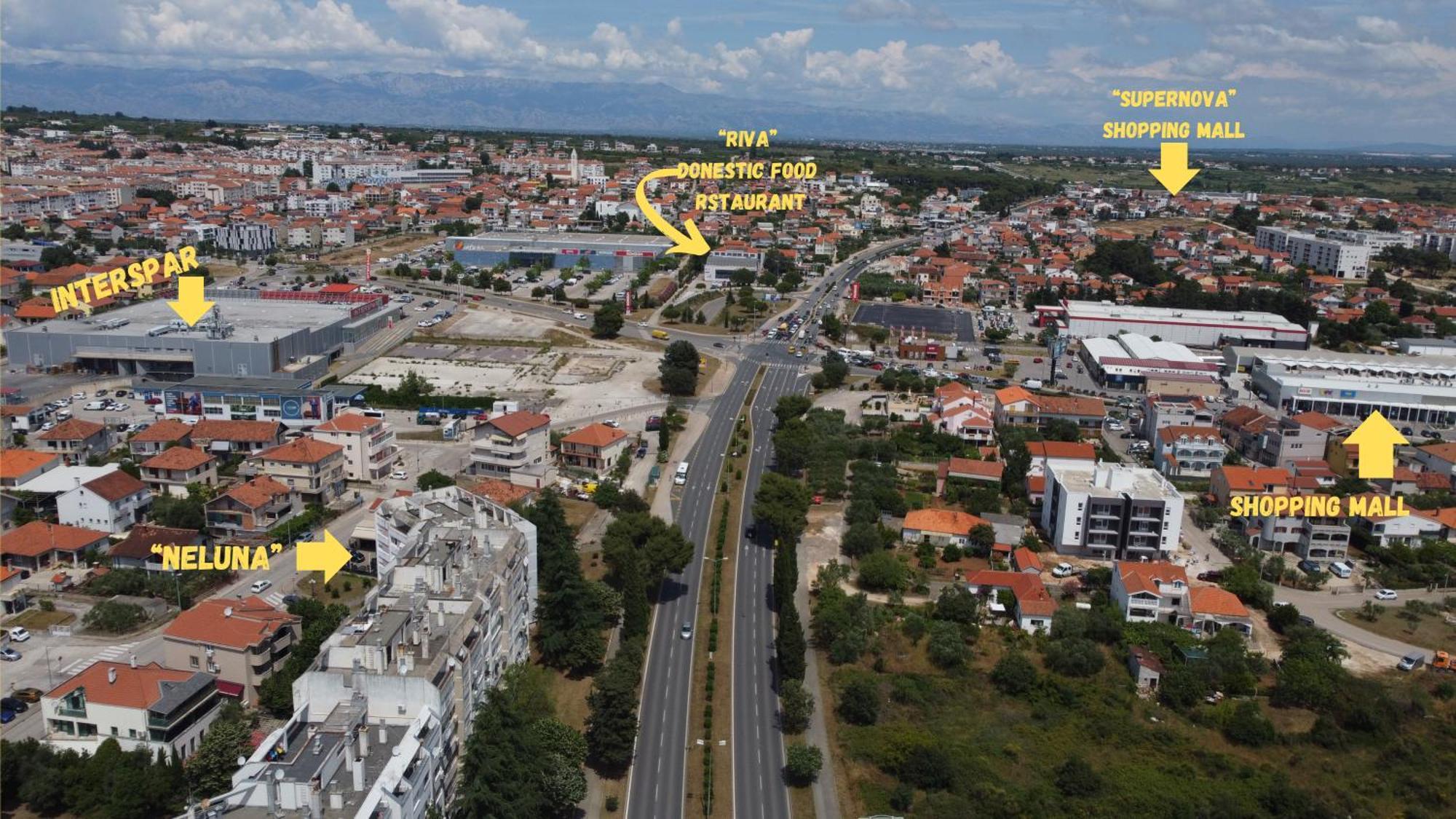 Neluna Apartman Zára Kültér fotó